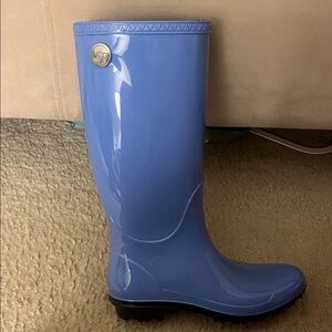 UGG Glossy Blue Women's Rain Boots